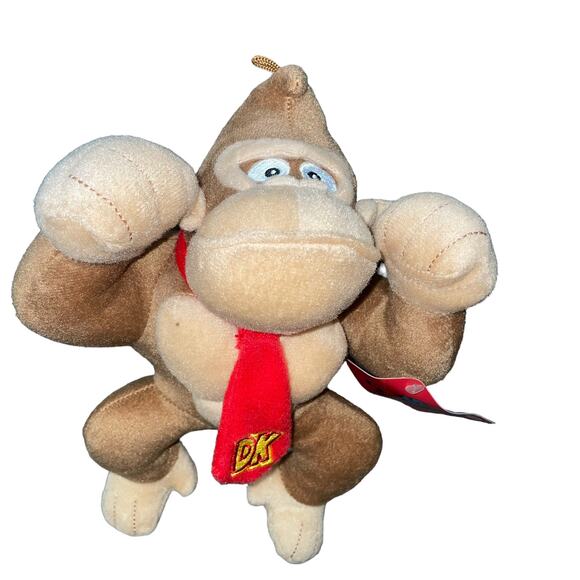 Super Mario Donkey Kong Plush Doll Stuffed DK Bedroom Decor Nintendo Gift 11" - Picture 11 of 12